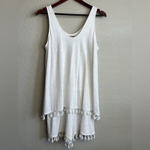 Michael stars Anthropologie large white romper
